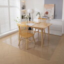ダイニングマット 透明 厚さ1.5mm クリア エンボス加工 150×190cm 特大サイズ PVC 床 保護シート 超大判 カーペットプロテクターマット 下に敷くマット 床暖房対応 滑り止め 汚れ防止 お手入れ簡単