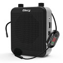 Giecy 拡声器 ワイヤレス拡声器 無線拡声器 ポータブル 小型メガホン30W USB microSD 対応 拡声器ハンズフリー 有線とワイヤレスUHFマイク付き 広範に教師の教育、イベント、会議、屋外、選挙、講演、販売などに最適(日本語説明書付き)