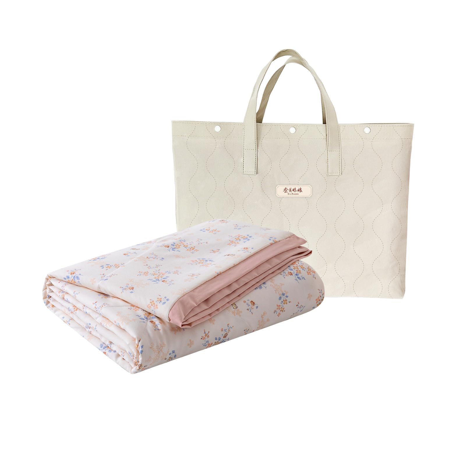 蚕花娘娘肌掛け布団シングル夏用シル...