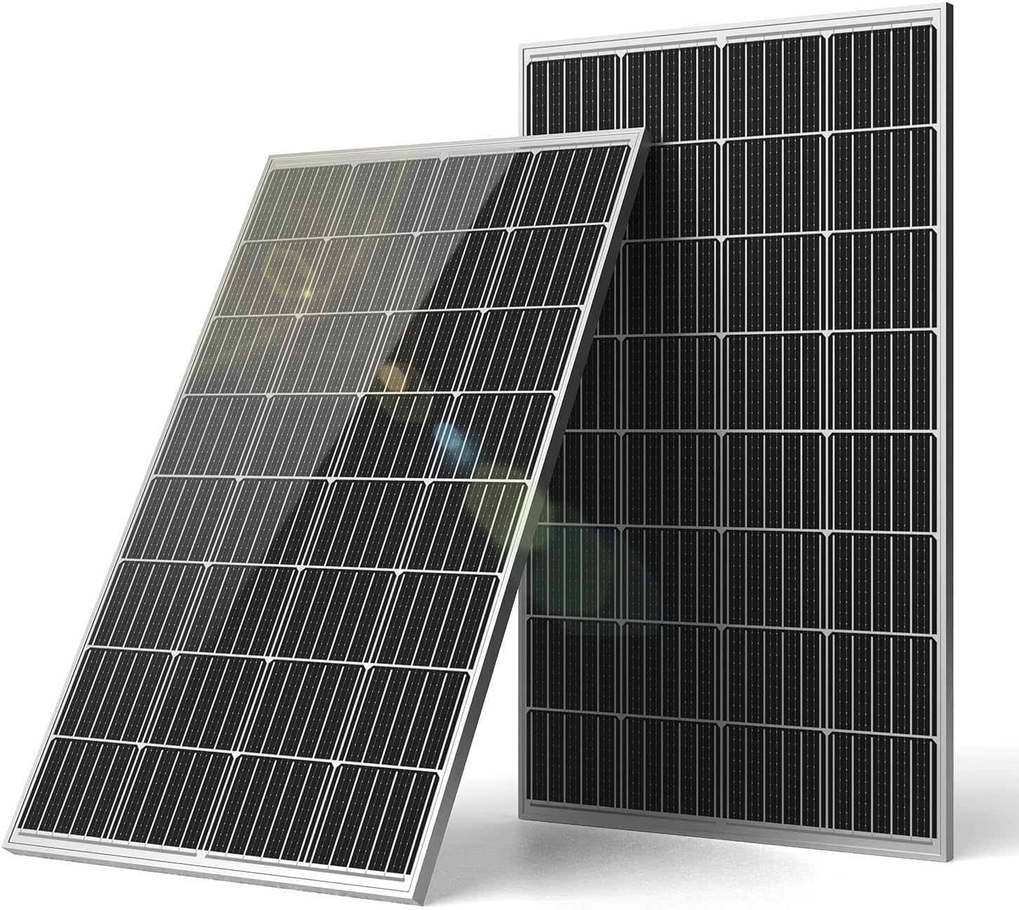 GOYOJO ソーラーパネル 400w = 200w×2枚 MC4コネクタ付属 【ISO 9001/RoHS/TÜV準拠】 単結晶シリコン・高変換効率 太陽光パネル IP67防水防塵&直列並列可&コンパクト設計 太陽電池モジュール 屋根/農地/キャンプ/車