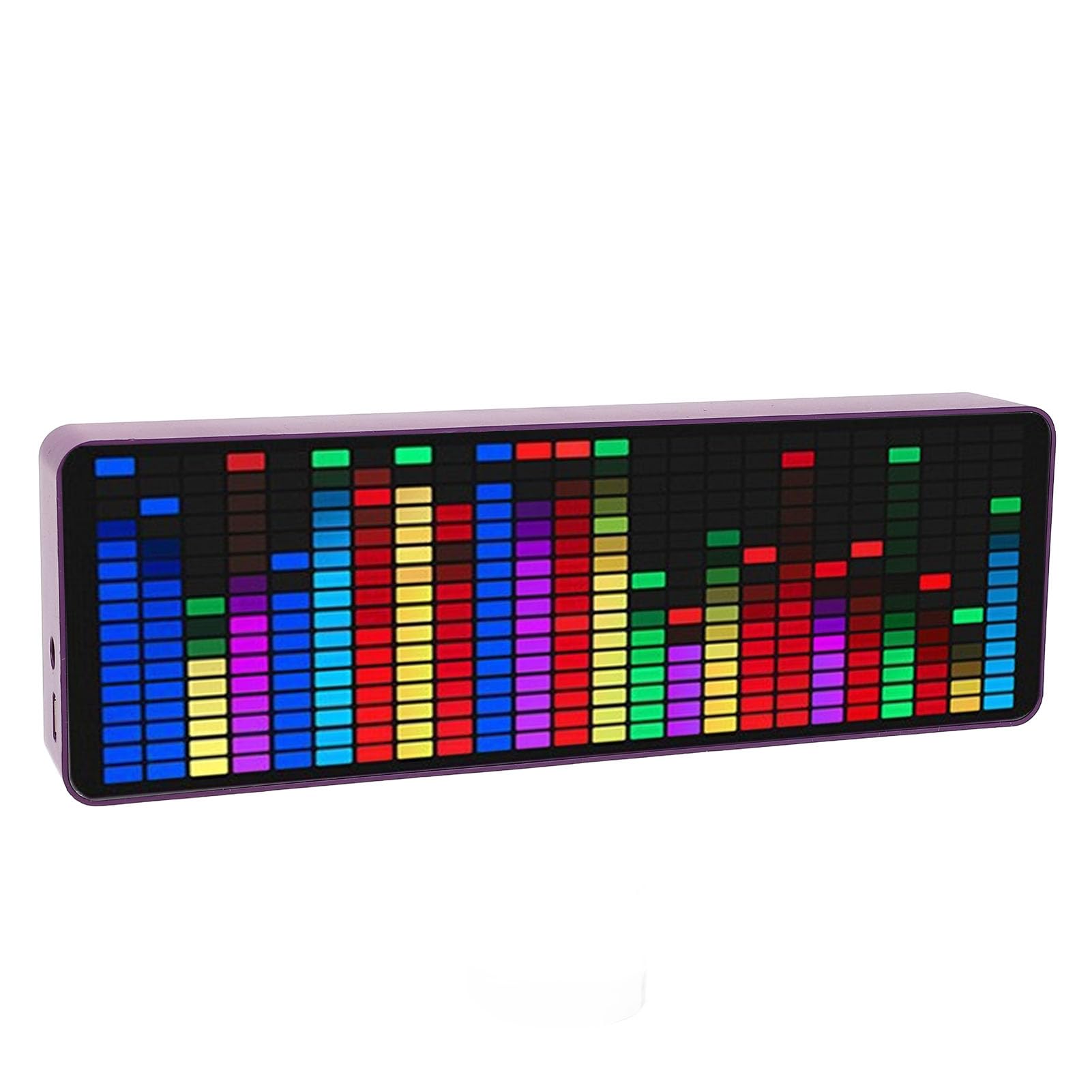 オーディオスペクトラムアナライザーディスプレイ、ミュージックボイスリズムスペクトラムディスプレイ、384 RGB LED、1624セグメントリズムライトレベルボイスセンサー付き