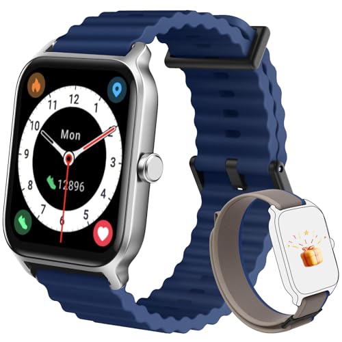 スマートウォッチ 通話機能 Bluetooth5.3 人気 レディース 1.8インチ大画面 Alexa音声 心拍 睡眠管理 着信＆LINEメッセージ通知 アンドロイド iPhone対応 歩数計 smart watch 女性生理周期管理…