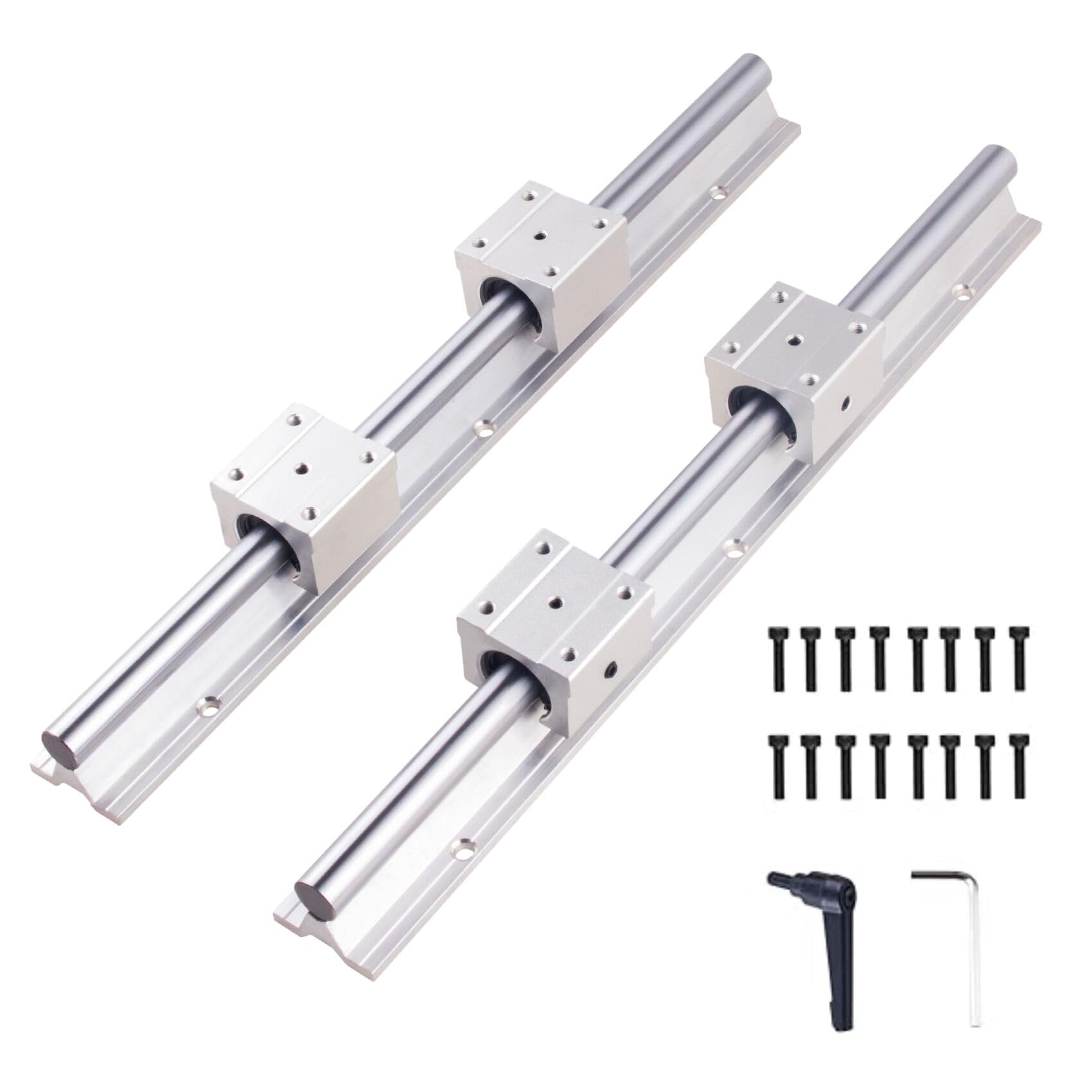 KPEITADVS SBR20-1500 mm˥ɥ졼롢2ĤΥ˥ɼ4ĤΥ˥٥SBR20 UUޤߡ3 D...