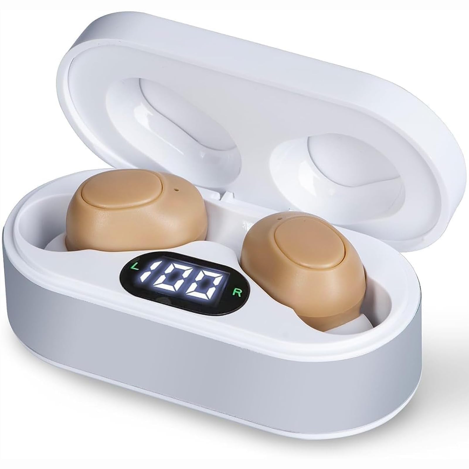 Vimaydo 集音器 しゅうおんき 高齢者集音器 音声拡聴器 両耳対応 USB充電式 耳穴式 4段階音量調節 小型 軽量 簡単操作 両親 敬老の日 母の日 父...