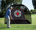 ゴルフネット ゴルフ練習ネット ヒッティング 練習用ゴルフ器具 トレーニング 自宅 ホーム 裏庭ゴルフ 2.1x1.5x0.9m ポータブル キャリーバッグ付き