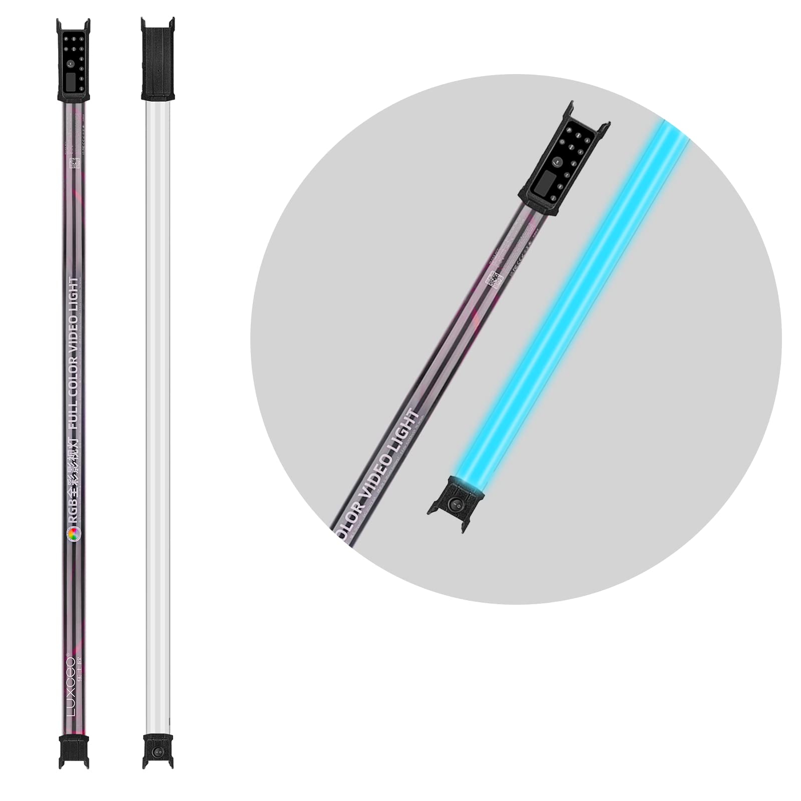 LUXCEO P120S RGB led ѥ饤,饤ȡե륫顼ledӥǥ饤ȥƥå塼־ ̿ 3000LM...