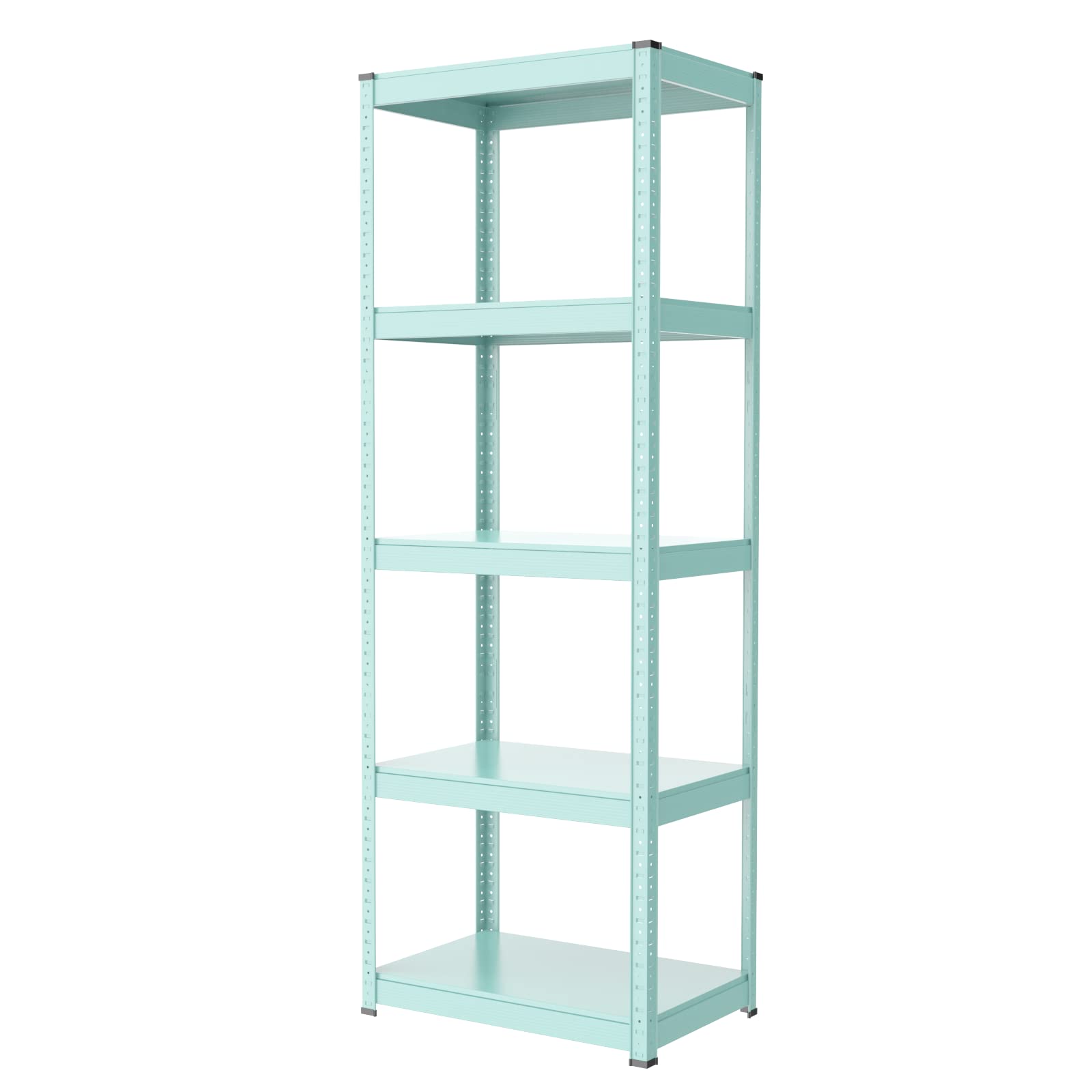 Umimileラック スチールラック 幅60cm 5段 耐荷重120kg/段 メタルラック (幅60×奥行40×高さ171cm, ブルー)