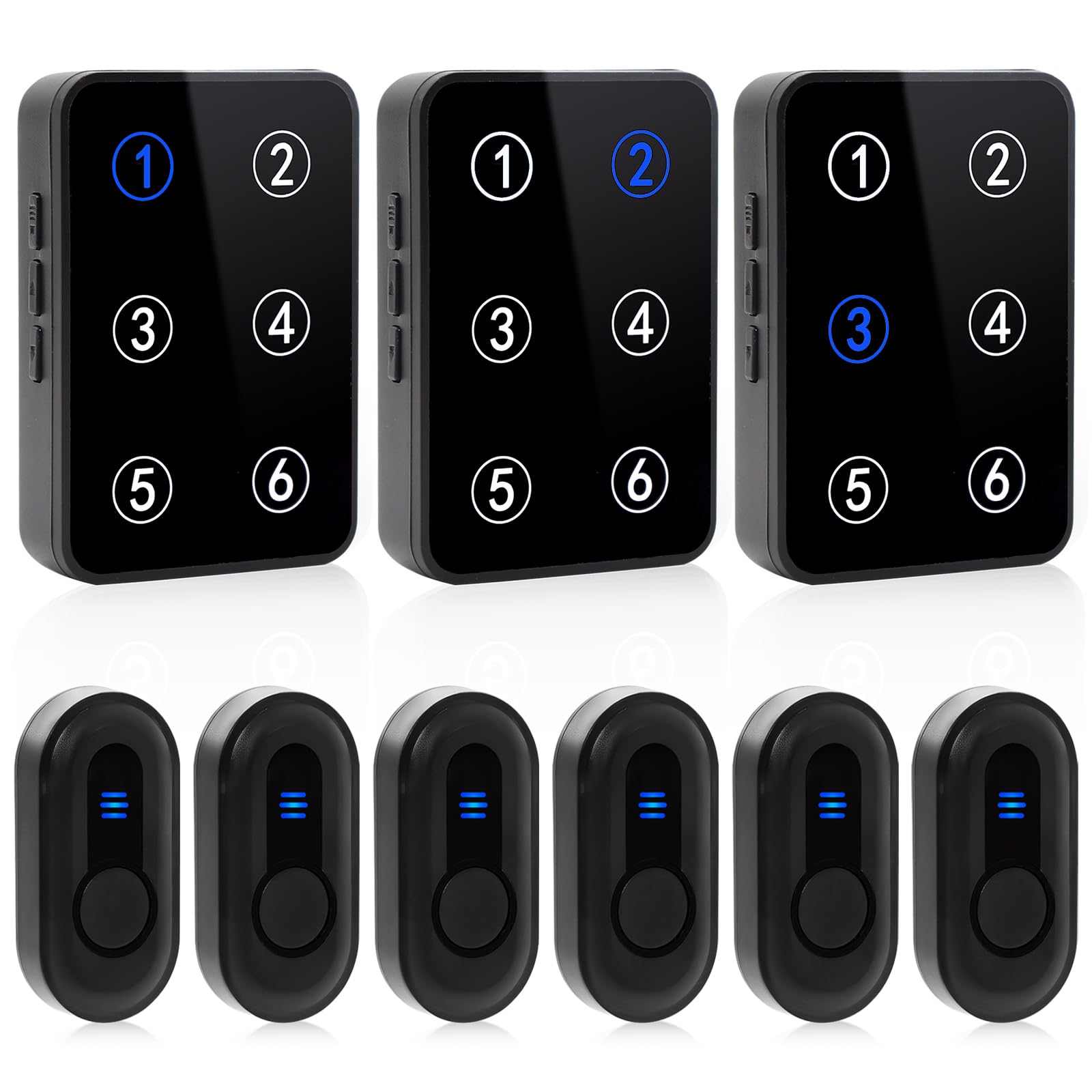 DAYTECH ナースコール 家庭用,呼び出しベル ワイヤレス 介護用品 呼出ベル 5段階音量調節 38曲選択 150..