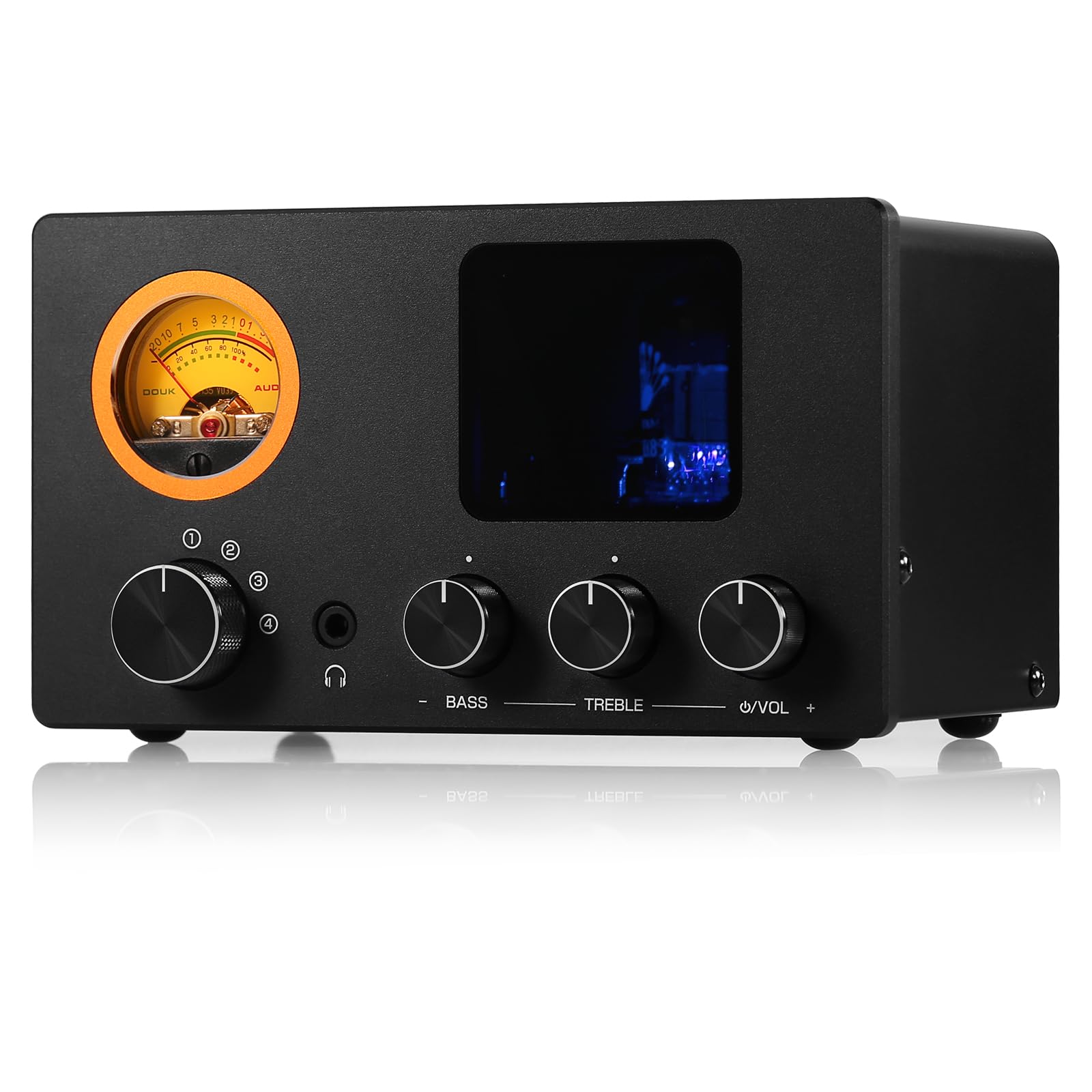 Nobsound TUBE-T5C �ߥ� ������ �ץꥢ��� 4�������ش� �إåɥۥ󥢥�� ��� VU�᡼������ 180V���Ű��߷� ���ڥ����/���塼�ָ򴹲�ǽ ���֥�RCA���� �㲻/�ⲻĴ�� RGB����