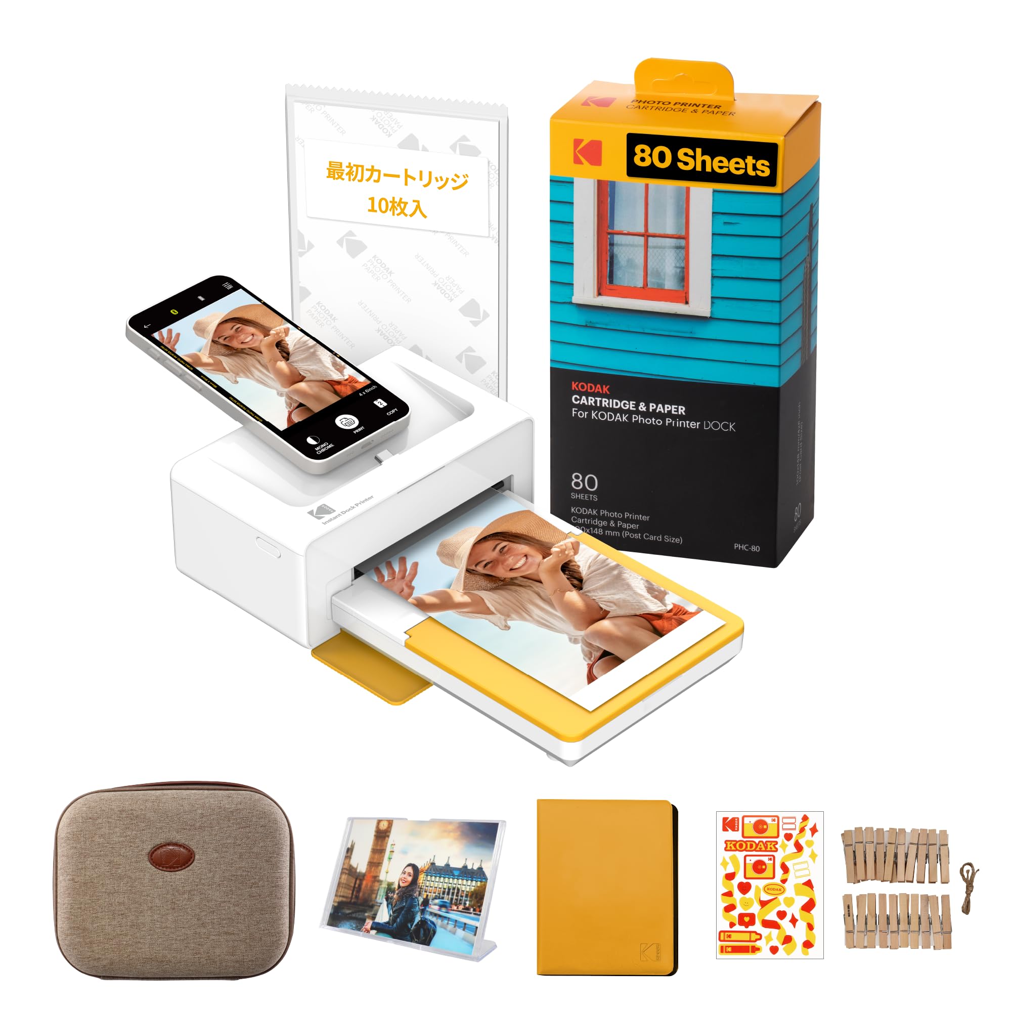 å KODAK Dock Plus 4PASS 󥹥ȥץ󥿡(10x15cm)+90祢꡼Хɥ