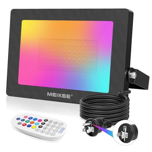 MEIKEE RGB饤 RGB եåɥ饤 饤ȥå 100W LED 5000LM Ķ뤤 ʥ IP66ɿ ...