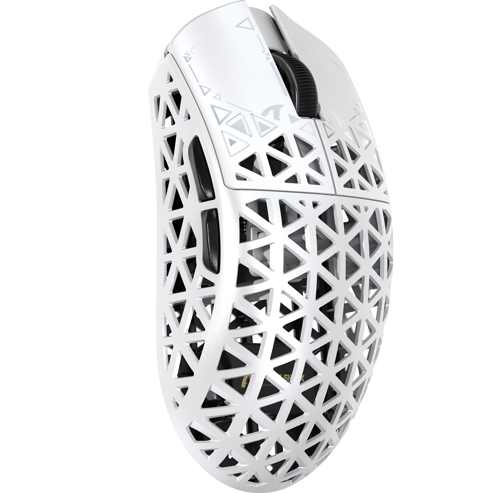 ATTACK SHARK R5 Ultra カーボンファイバーゲーミングマウス スーパーライト42g PAW3950MAXセンサー Nordic52840 8Kポーリングレートワイヤレス/有線/Bluetooth 3モード42000DPI 8K無線対応FP