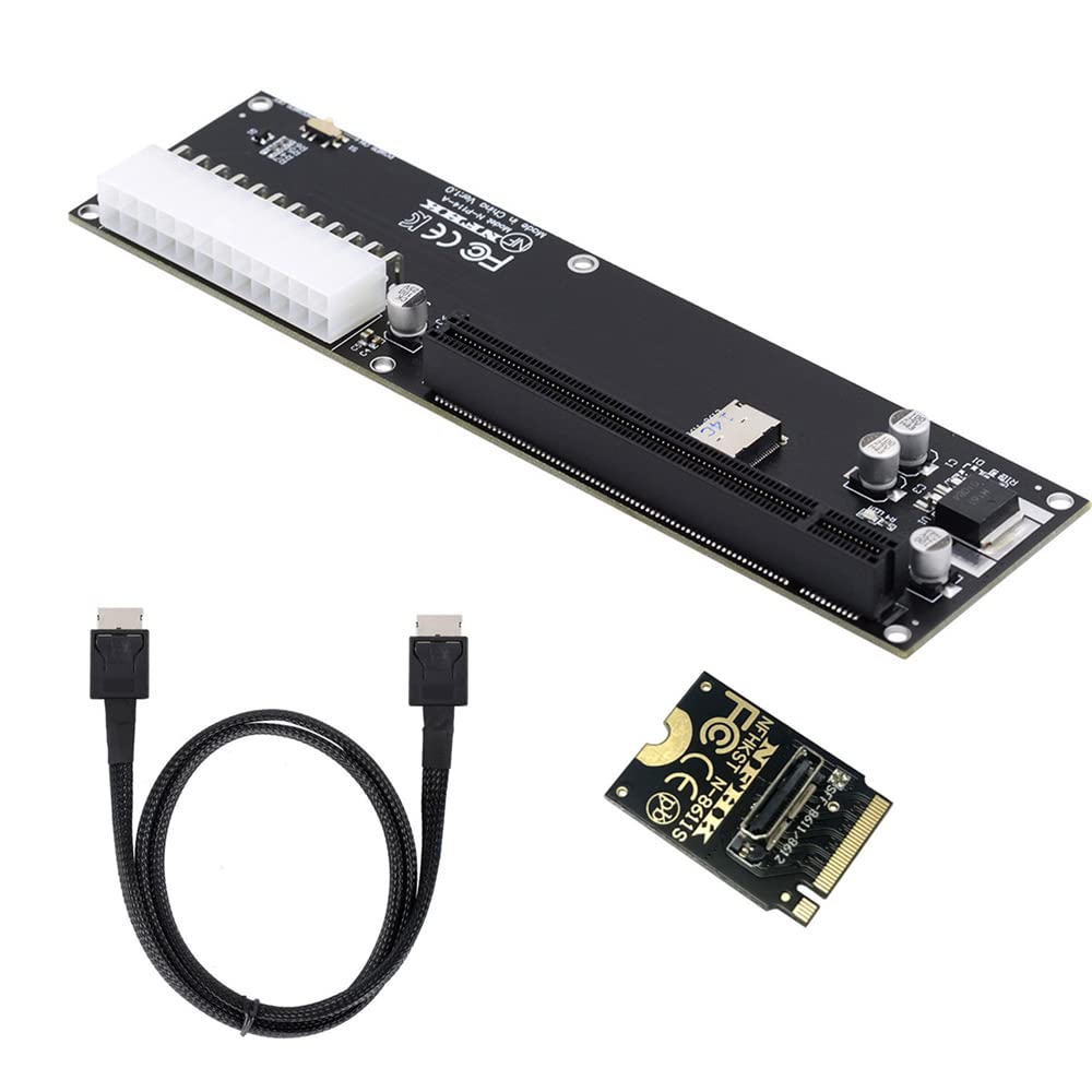 NFHK PCI-E 3.0 M.2 M-key to Oculink SFF-8612 SFF-8611 Host Adapter for...