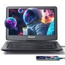 GOnavidio ポータブルdvdプレーヤー 16インチ HDMI入力 スマホ同期可 解像度1600*900 6時間連続 5000mAhバッテリー TV同期 dvdプレーヤー ポータブル USB 1080P動画CPRM リージョンフリー レジューム AV