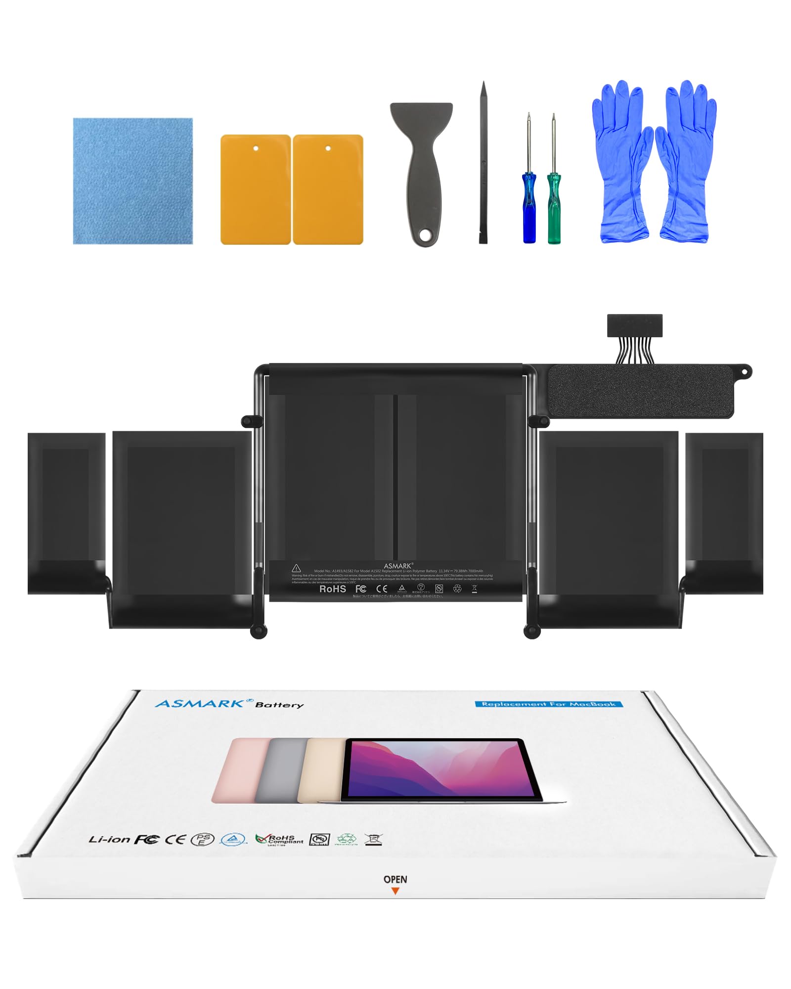 ASMARK MacBook Pro A1502 Хåƥ꡼  Ŭ 13 (Early 2015,Mid 2014,Late 2...
