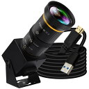 ELP HDMI 4K カメラ USB3.0 HDMI 同時出力 PC カメラ 5-50mm 10X マニュアルフォーカスレンズ 60fps 高速ウェブカメラ クローズアップカメラ コンピュータ用 顕微鏡 望遠鏡 産業用アプリケーションカメラ