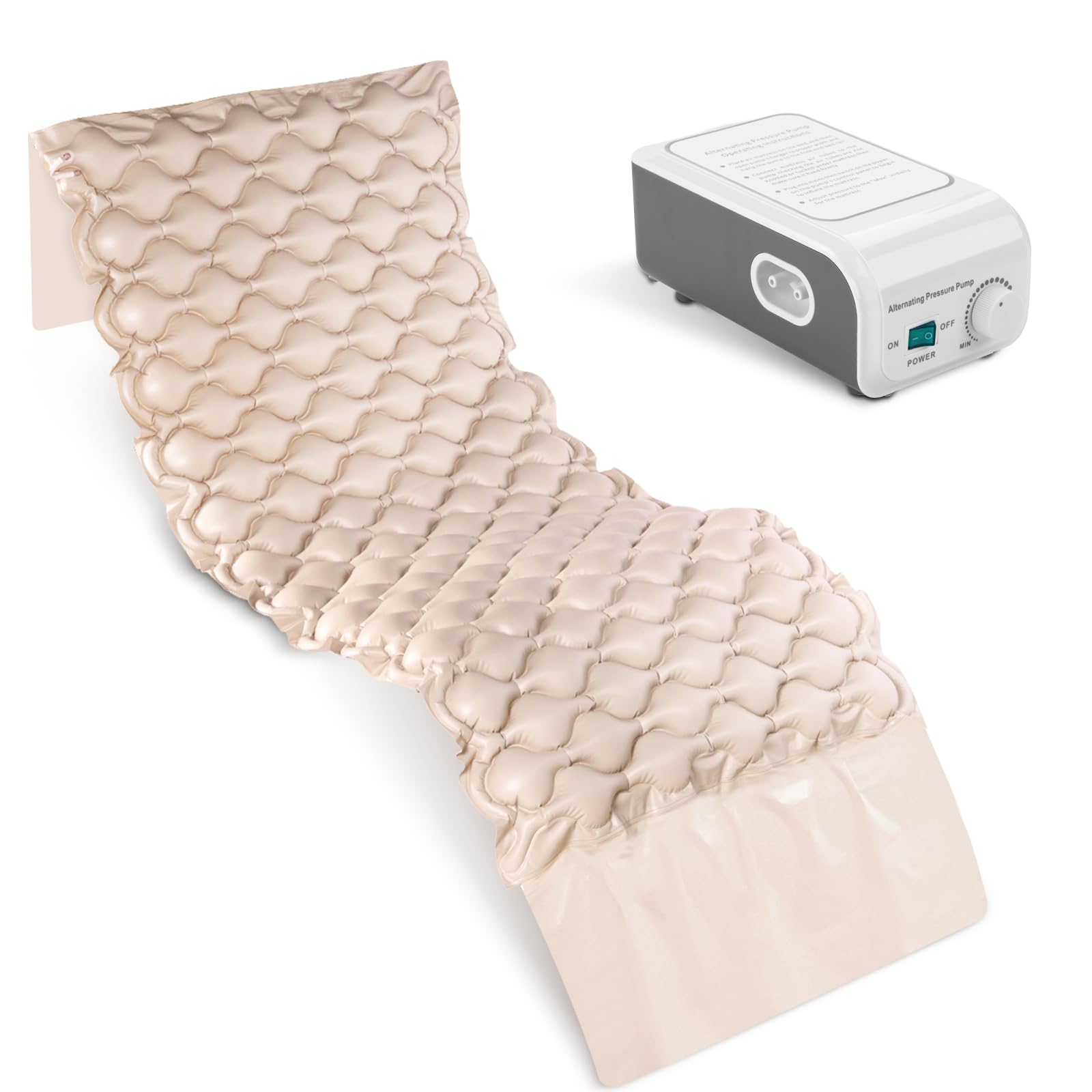 交互圧力パッド 電動ポンプ付き 長期的寝床のユーザーに最適 家庭に適用 通気性 体圧分散式エアマット ..