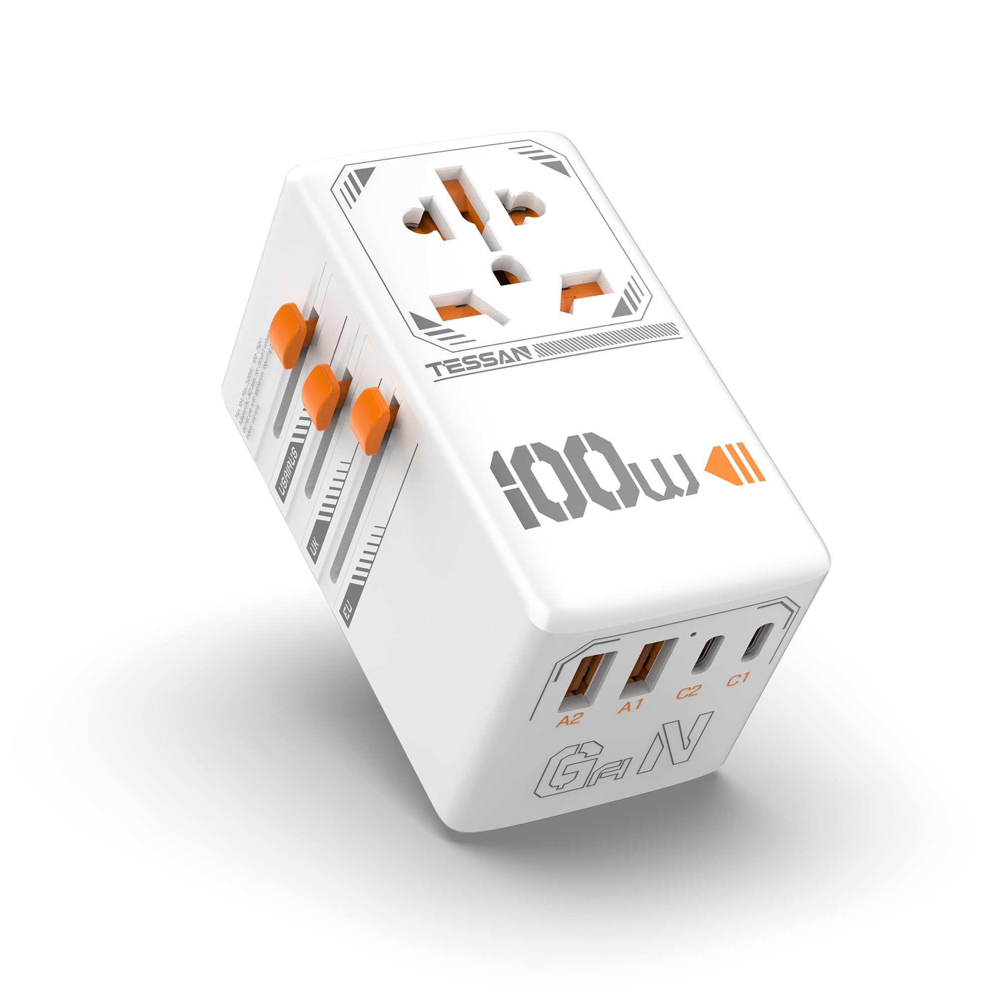  Ѵץ饰 б USB C 100W ® TESSAN ιŸץ饰 USB PDб 2USB-AݡȤ2U...