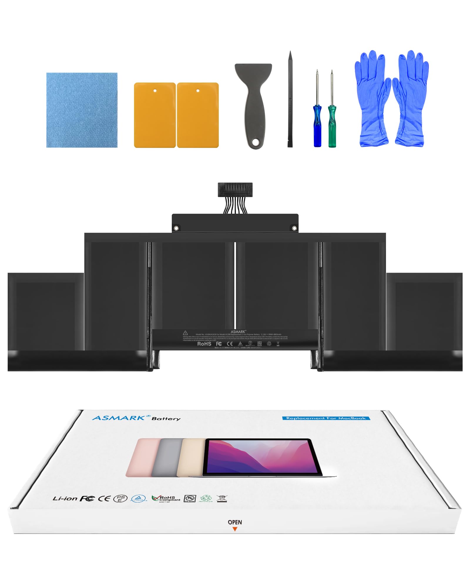 ASMARK Macbook Pro A1398 Хåƥ꡼  Ŭ 15 (Mid 2015,Mid 2014,Late 201...