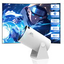 プロジェクター 小型 内蔵 Android TV 11.0 家庭用 2.4 G/5G BT5.2 200ANSI 高輝度 1080PフルHD & 4K対応 天井投影 ミニ軽量 モバイル 一人暮らし ホームシアター 短距離投影 リモコン付属 IOS/Andr