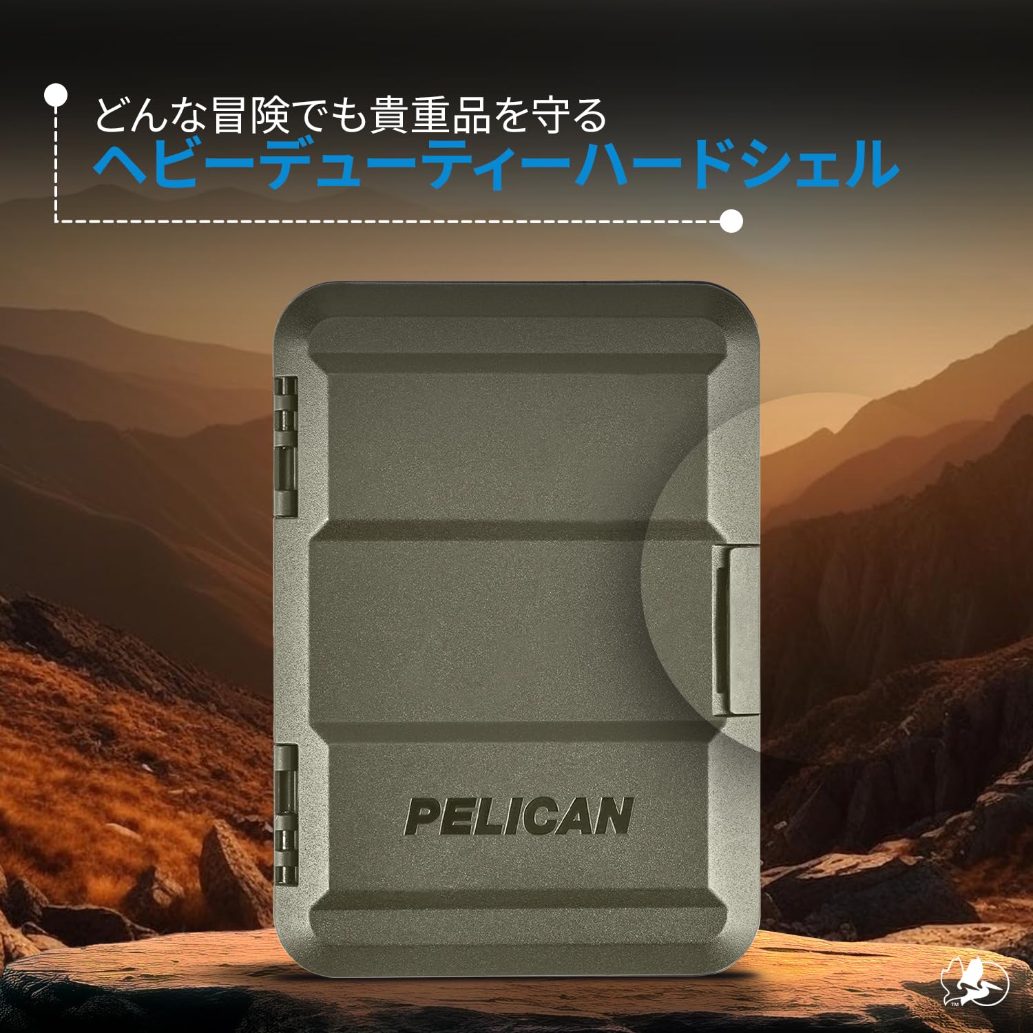 [Case-Mate] [Pelican] MagSafe 対応 カードホルダー ヘビーデューティー〔IPX4 耐水〕カード収納 クレジットカード IDカード 軽量 コンパクト 耐衝撃 カードケース ガジェット iPhone 15 / iPhone 14 konanonline-10368602 湖南オンライン サンプル画像2