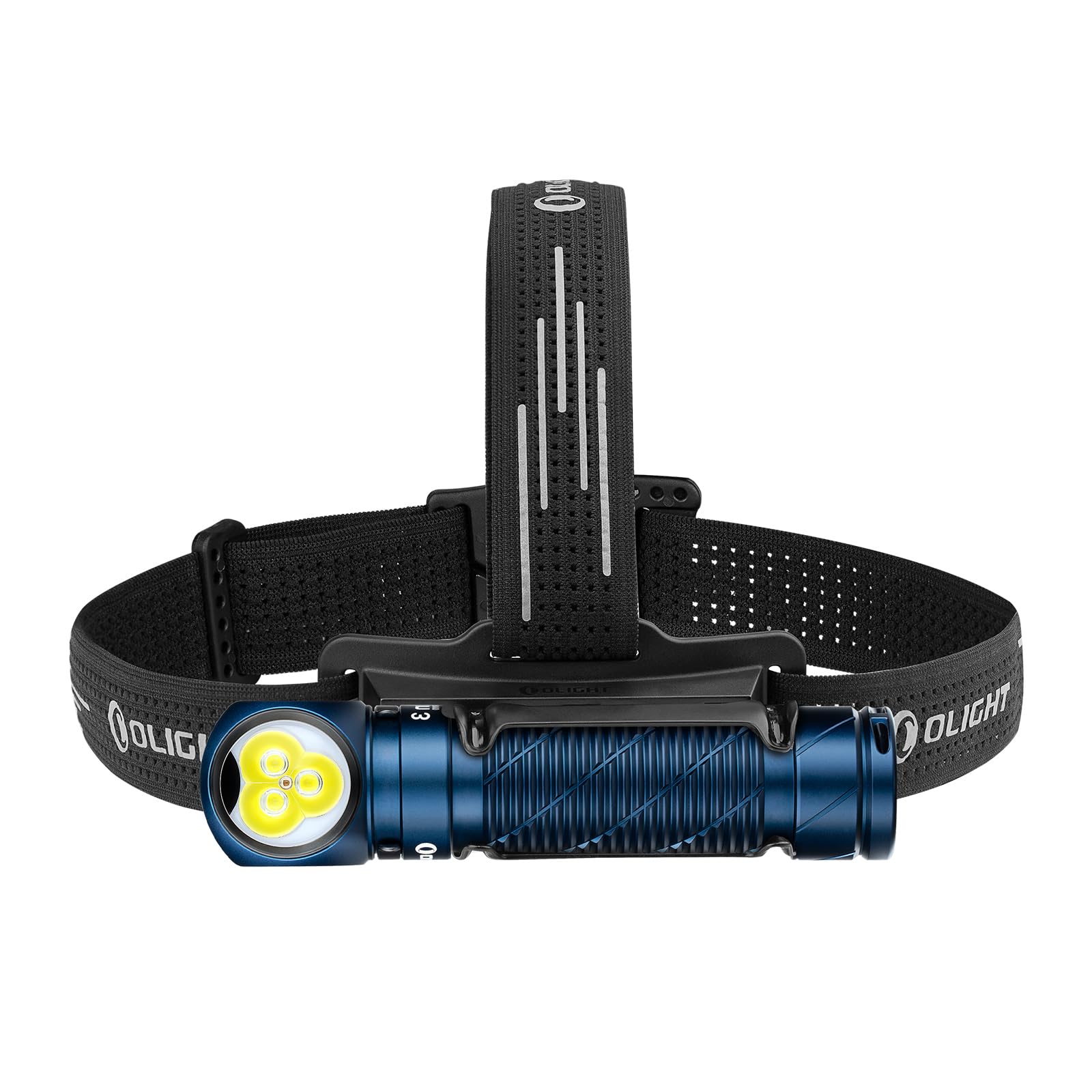 楽天湖南オンラインOLIGHT（オーライト） Perun 3 LED ヘッドライト 充電式 懐中電灯 ヘルメットライト フラッシュライト head lamp ledライト 白＆赤 3000ルーメン 強力 180°調整可能 IP68防水 軽量 センサー機能 アウトドア 登山