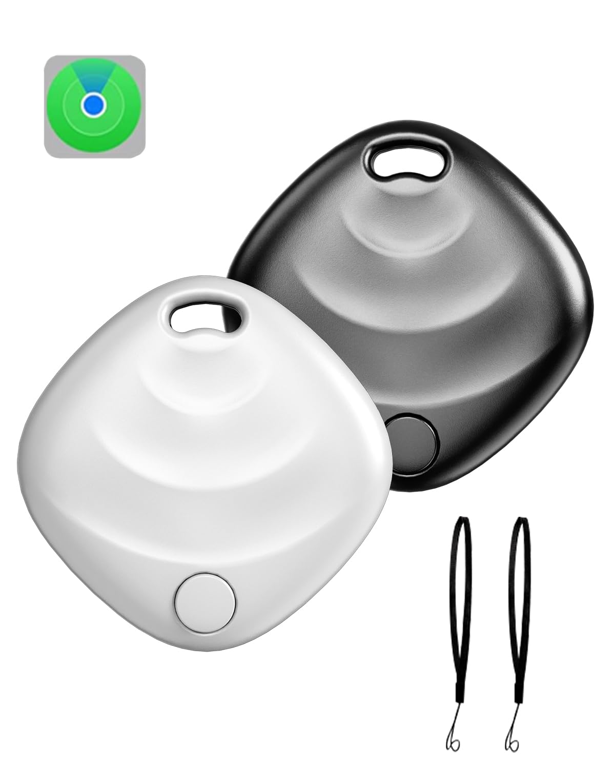 エアタグ airtags （2個セット） 全地球測位 紛失防止トラッカー（Apple「探す」対応 ）安定保証 IOS専用 airタグ 置き忘れ防止 gpsタグ スマートトラッカー 超強力信号 超軽量 小型 追跡タグ 物探す 子供/高齢者/ペット見守り 財布