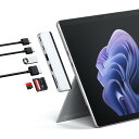 Satechi Surface Pro 9用 デュアル USB ハブ Type-C, Microsoft Surface Pro 9 ドッキングステーション 3.2 USB-A 10Gbps, 4k/60Hz HDMI, 2画面映像出力 多機能USB4 パ