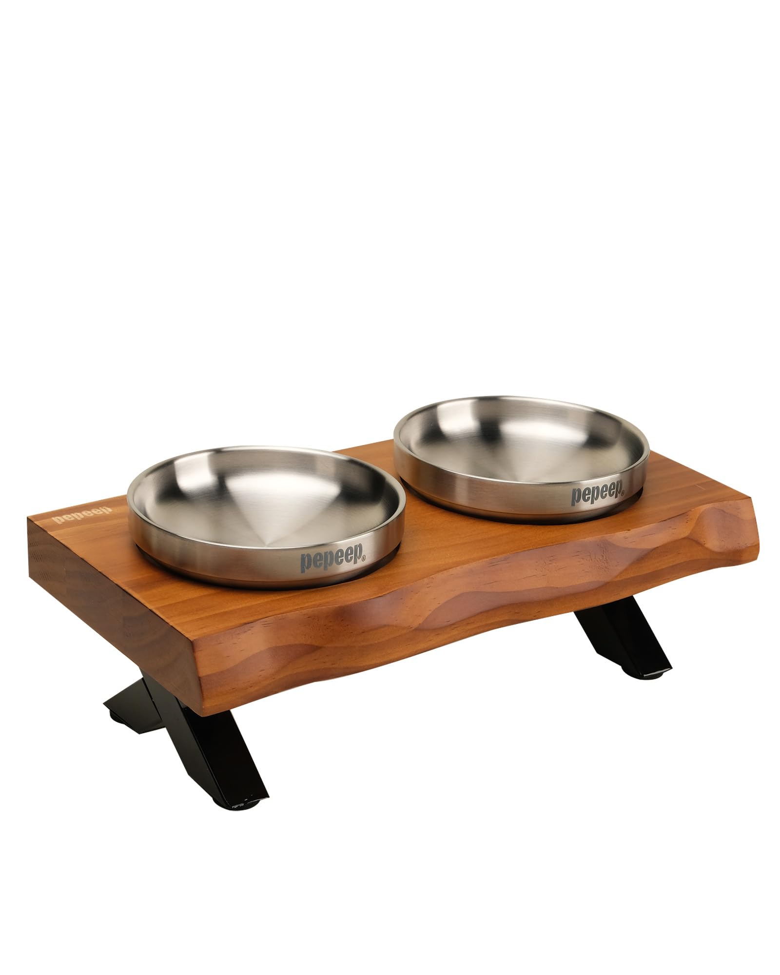 犬猫用スタンド付き食器、小型犬 