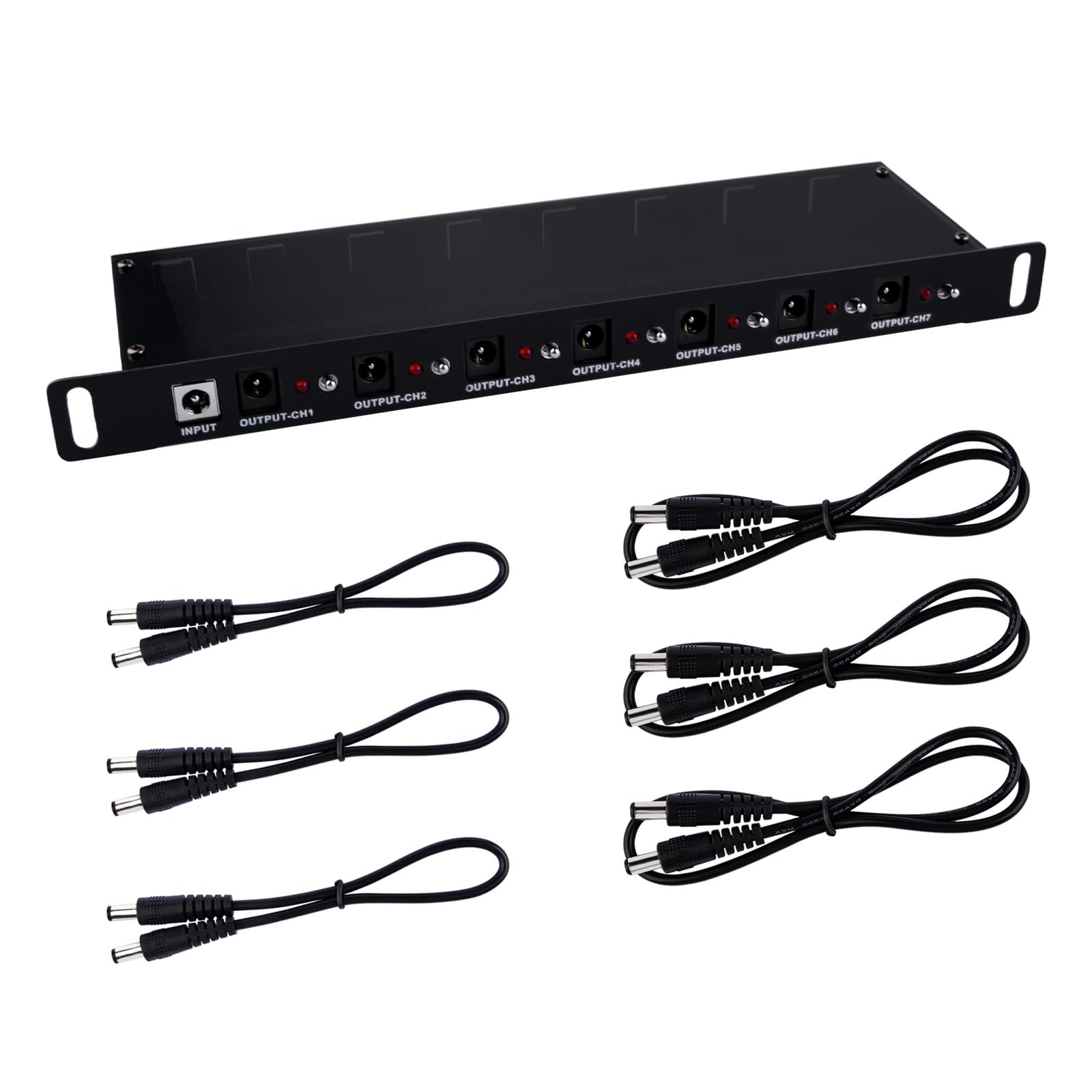 GeeekPi DC PDU Lite 7-CH 0.5U åޥȷť˥åȡDeskPi Rackmate T1/T0/T2 ...