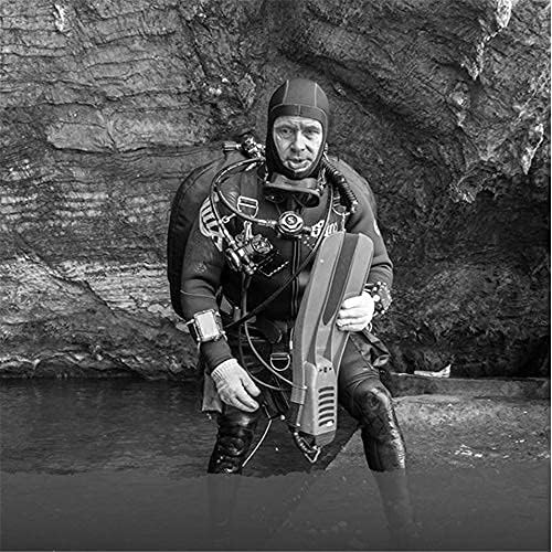 MORGEN SKY Men's 5mm Wetsuit Long-Sleeve Jacket with Front Zipper, Fleece Lined, for Canyoning, Fishing, and Warmth (1109B - No Sleeve Zipper, L)