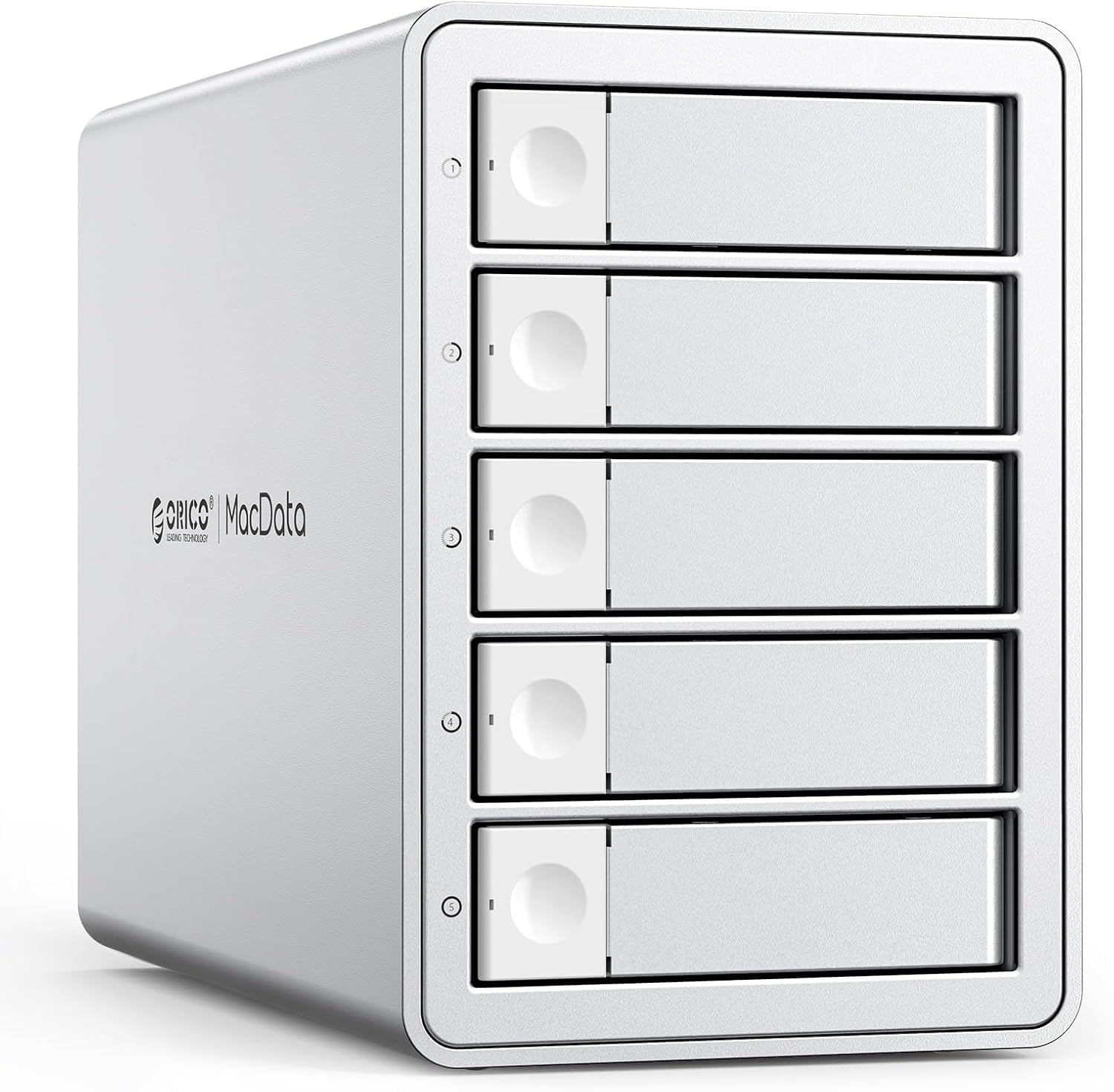 ORICO 【RAID機能】 HDDケース 5台 22TB*5 USB 3.0 マルチ RAIDモード 2.5/3.5インチ HDD 外付けケース ブラケット付き 冷却ファン搭載 アルミ合金ボディ ハードディスク ベイ UASP対応 150W内蔵式電源 9