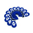HUGELOONG ゴルフヘッドカバー アイアンカバーセット (Blue/White/Black)