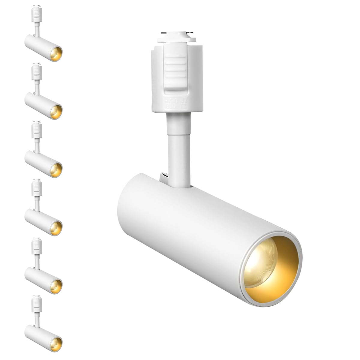 楽天湖南オンラインダクトレールライト ライティングレール用スポットライト ledスポットライト消費電力10W 白色光6000K LED搭載 大光量1100lm アメリカ（BridgeLux）LEDチップ 演色性Ra96.5 器具一体型 電球不要 取付簡単 ホワイト（白い+昼