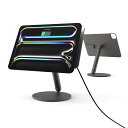 REDBEAN P2 iPadマグネット充電スタンド 最大出力18W アルミ合金折りたたみ式1080°角度回転調整 持ち運びに便利 タテ、ヨコ自由にマルチアングル卓上縦置き アイパッド Pro 11 1st/2nd/3rd/4th, アイパッド Air 1