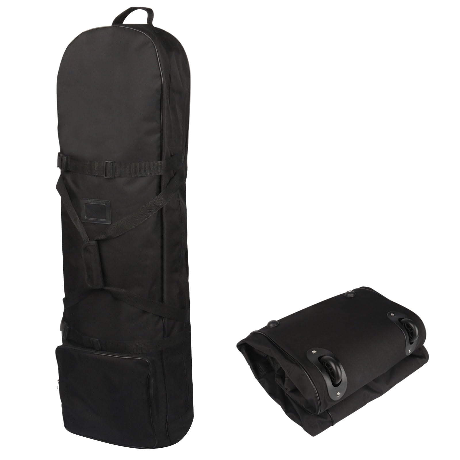 Iptienda ゴルフバッグカバー キャスター付き 9.5型まで対応 900D ゴルフ用トラベルカバー 航空バッグ(..
