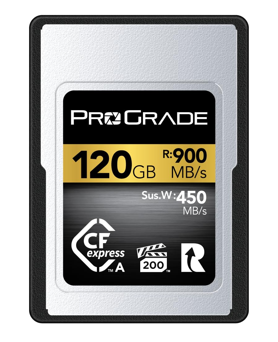ProGrade Digital CFexpress 2.0 Type A GOLD 120GB メモリーカード (最大読込900MB/s 最大書込800MB/s VPG200) プログレードデジタル 正規輸入品