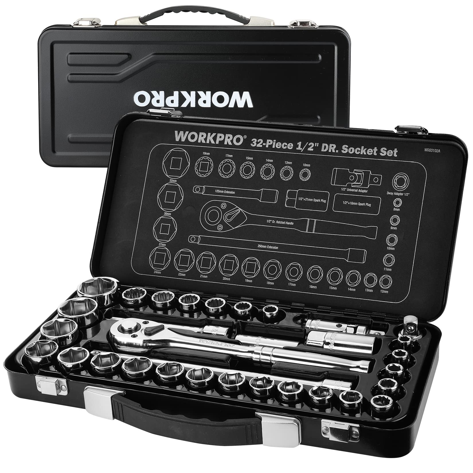 WORKPRO åȥå 12.7mm 32å 졼ġ륻å å꡼åȥϥɥ ŴǼ...