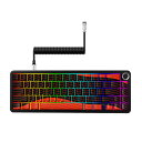 ATTACK SHARK X65PROHE ラピッドトリガー ゲーミングキーボード ワイヤレス 8kポーリングレート RT 0.01mm対応 8000Hz対応 2.4G/Bluetooth/有線 磁気スイッチ デッドゾーン調整機能 RGBバックライト8kコ