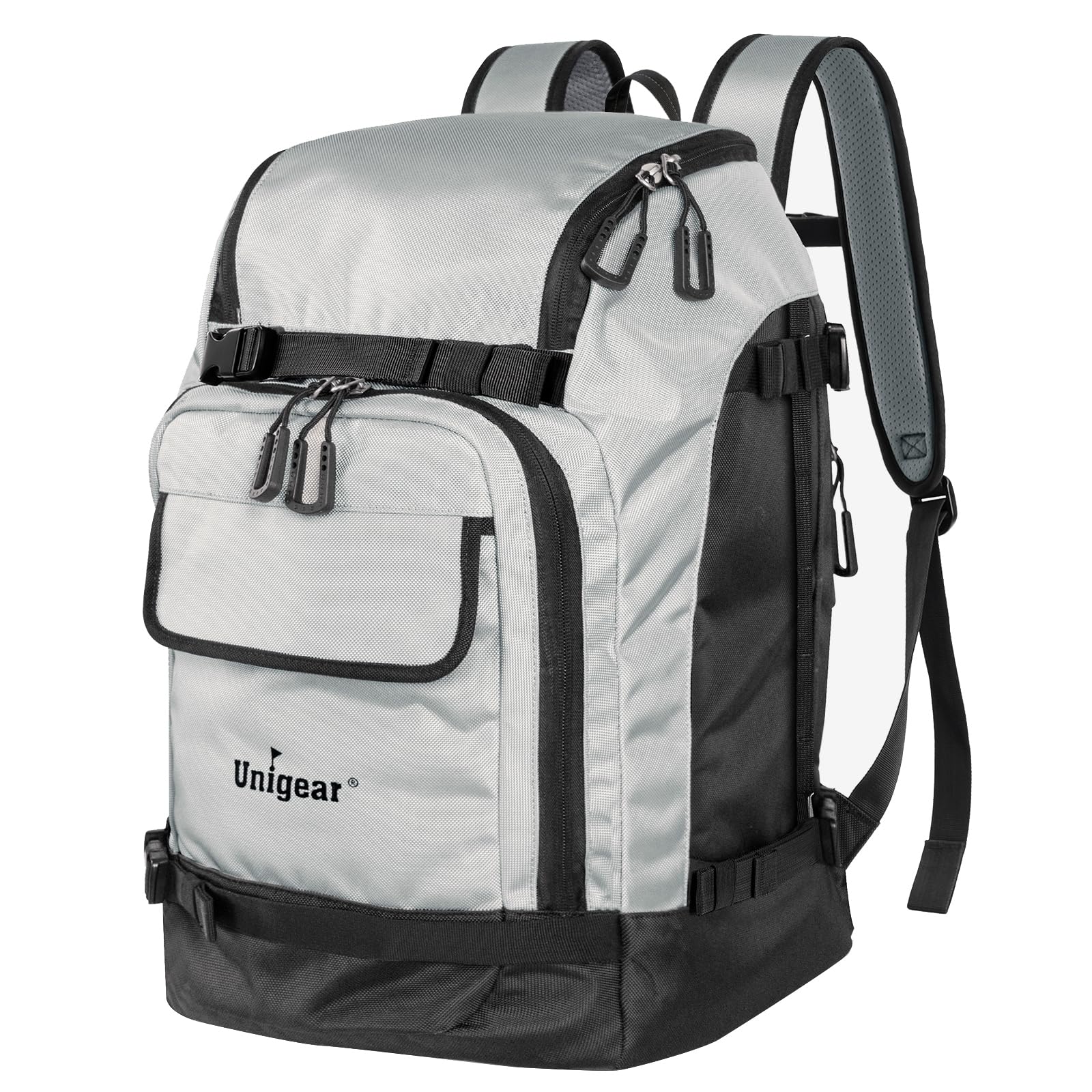 Unigear スノーボード バックパック スキー ブーツバッグ 大型 スキーヘルメット バッグ 大容量 50L 7色（シルバーグレー ）