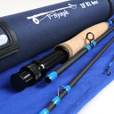 M MAXIMUMCATCH Maxcatch Nymphフライロッド4ピースIM10黒鉛フライフィッシングロッドチューブ持って (2weight 10ft 4Piece)