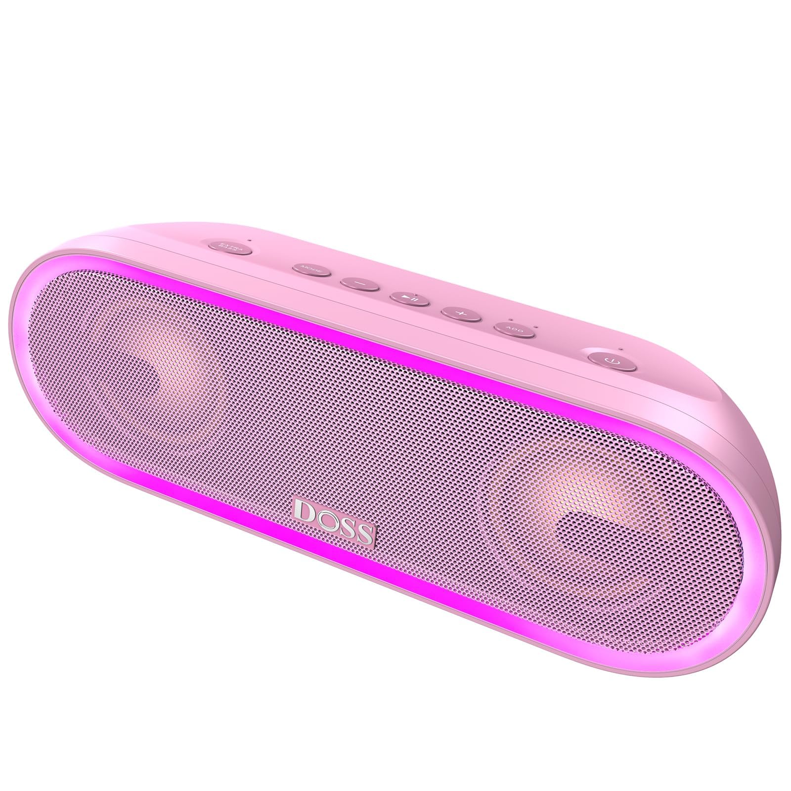 DOSS SoundBox Pro+ P300 Bluetooth スピーカー 40W 強化された低音 ワイヤレス ポータブル 小型 ブルートゥース スピーカー【イルミネーション機能 最長20時間再生 IPX6防水 Bluetooth5.3 ワイヤレスステ