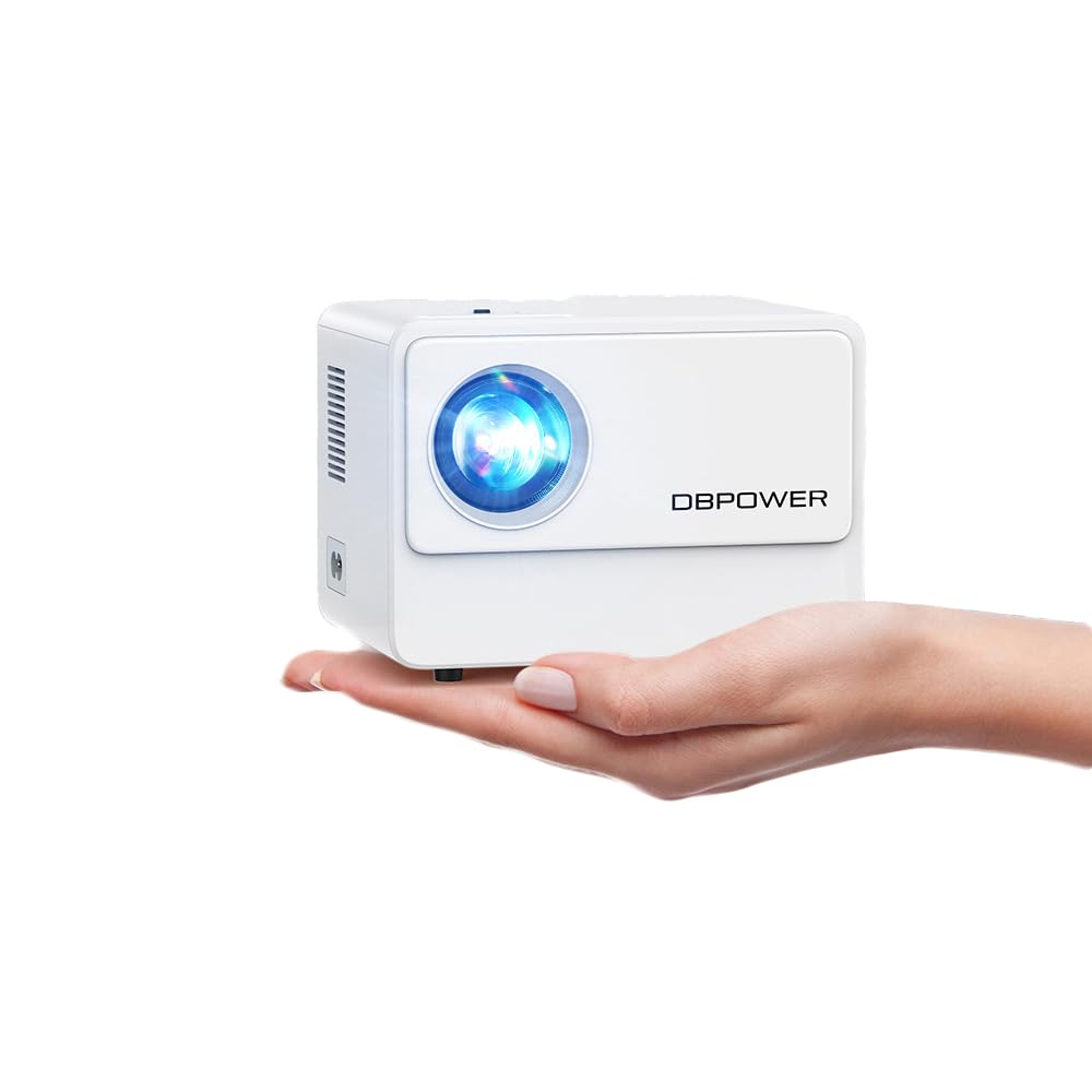 DBPOWER プロジェクター 10000LM 超小型 WiFi 4K対応 Bluetooth機能 1080P ホームプロジェクター 高輝..