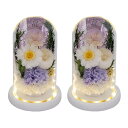 YKFN プリザーブドフラワー 仏花 一対 ブリザードフラワー 仏壇用 お供え花 生花 お供え 仏花ドーム ペット仏花 枯れない花 菊 薔薇 バラ カーネーショ...