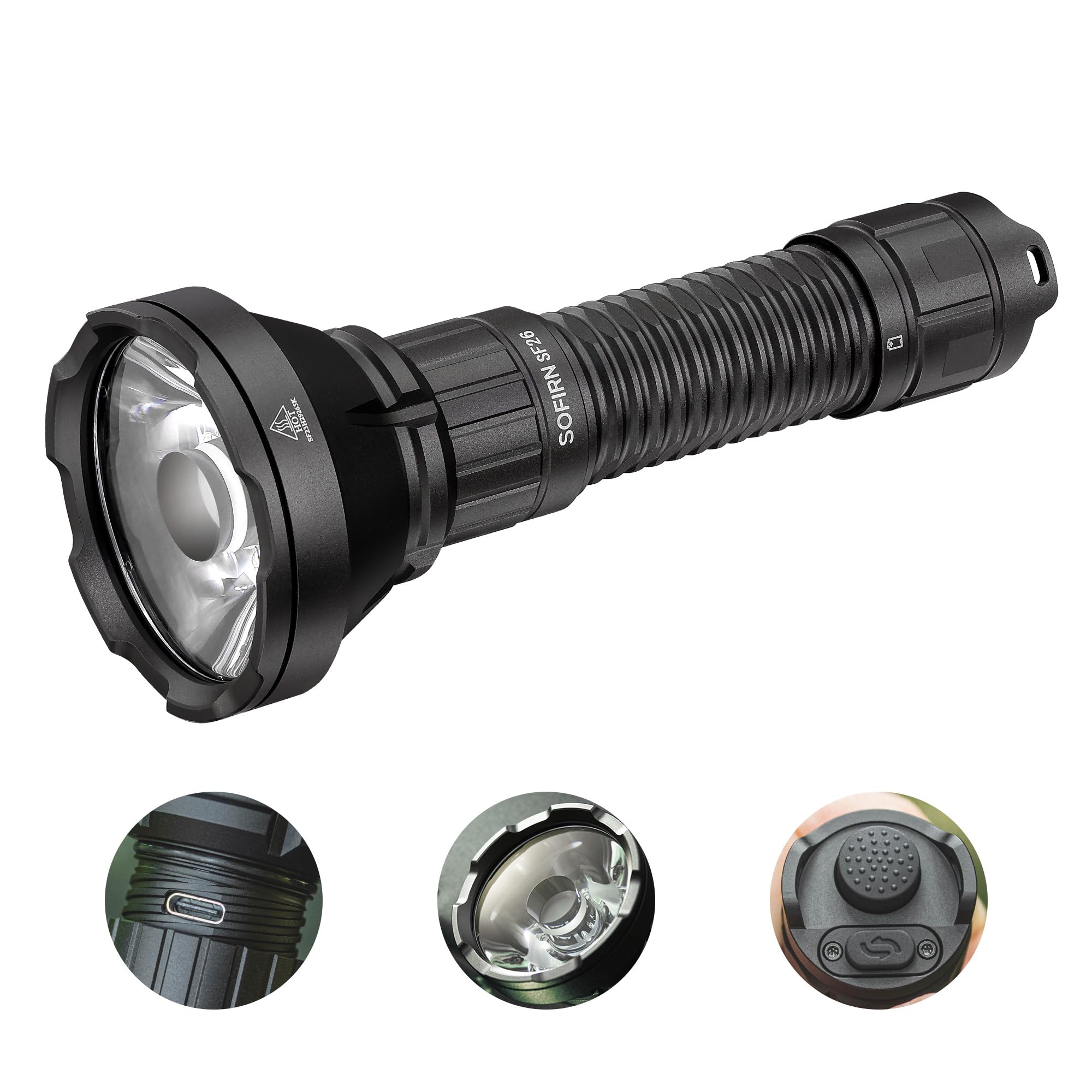 sofirn SF26  LED եå饤   Ƕ ϥɥ饤 ⵱  2000롼 USBCż ...