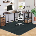 【 限定ブランド】チェアマット フロアマット 床保護マット HAODEMI 180×140cm滑り止め TPRマット 厚み4mm 静音吸音 丸洗い可能カッ ト多機能 畳保護 オフィスホーム保護パッド 床暖房対応セルフ粘着 ゲーミングチェアマットデスクマット(3)