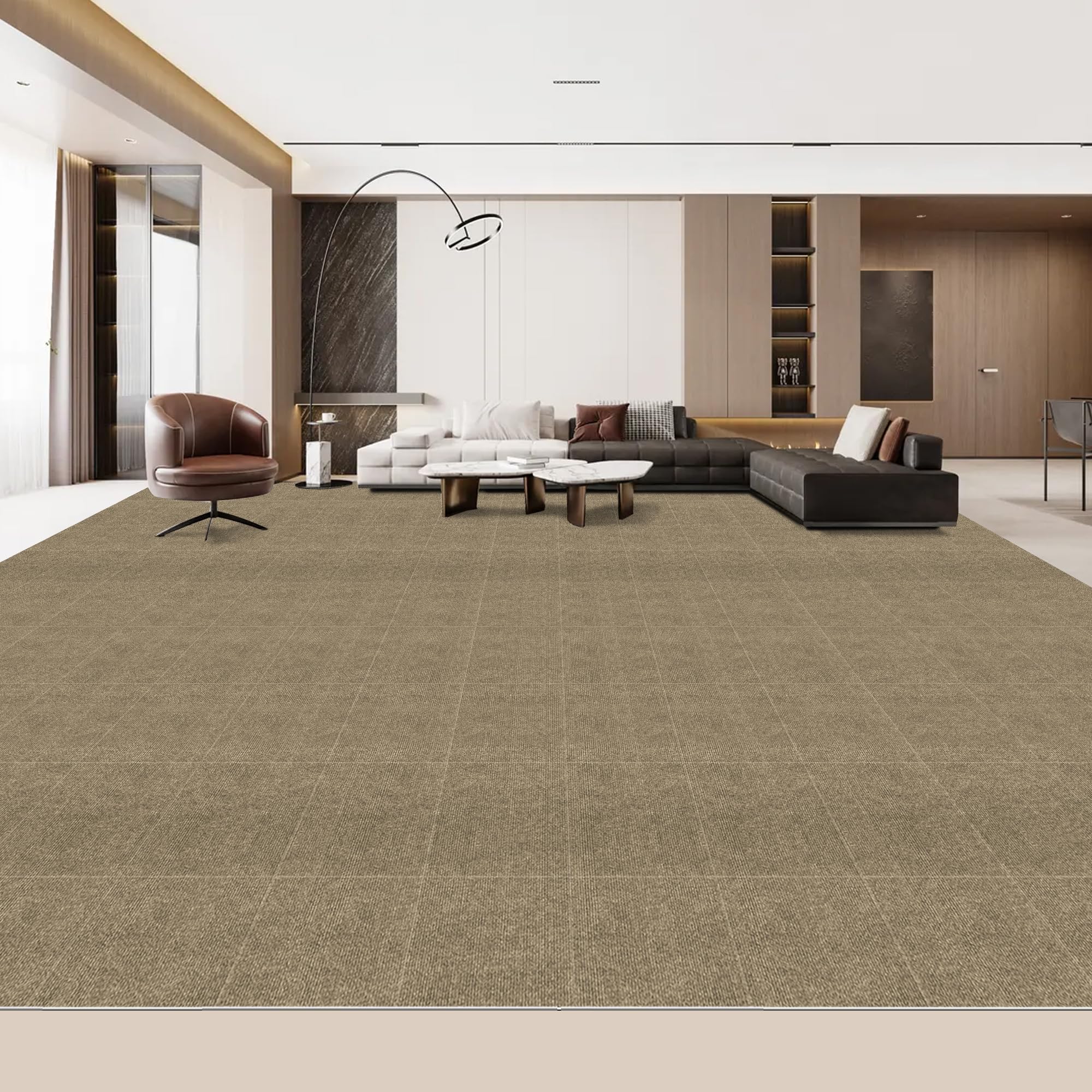 【 限定ブランド】XIWEIYI ジョイントマット 大判タイルカーペット 吸着マット タイルマット【30*30*0.4cm40枚】 防音保温 床暖房にも対応 防音シート 洗える ペット/子供/高齢者の滑り止め対策 手入れ簡単 設置簡単 DIY可能 玄関、廊