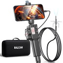 Ralcam ファイバースコープ 先端可動式 5.5MM超薄型レンズス 工業用内視鏡カメラ 180°回転可能 配管カメラ ビデオ録画と写真可能 暗所対応LED IP67防水 検査カメラ 排水口/水道管/ガス管補修 自動車整備 設備の点検