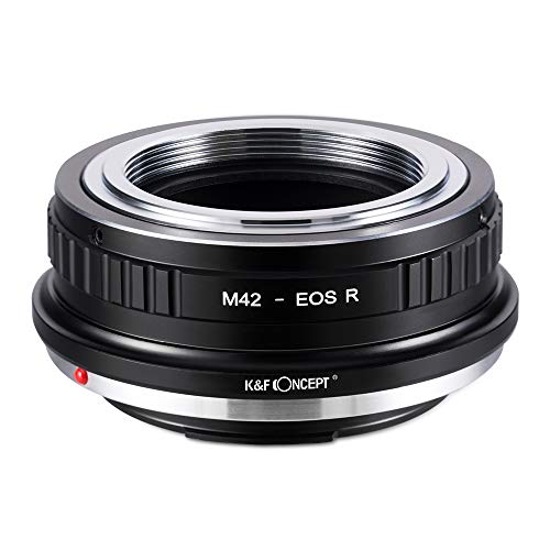 K&F Concept メーカー直営店 マウントアダプター M42レンズ-Canon EOS Rカメラ装着 M42 キヤノンRF EOSR レンズマウントアダプター 無限遠実現