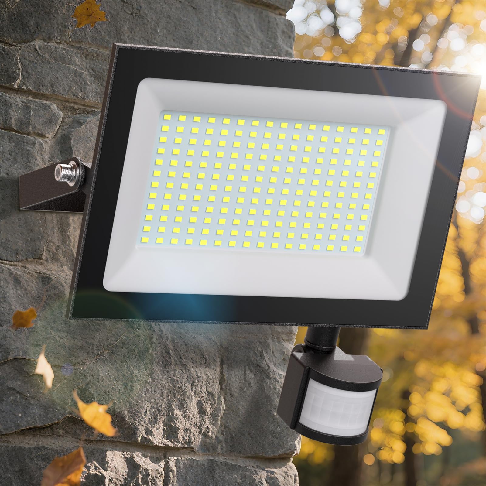 CLY センサーライト LED 100W 人感明暗センサー コンセント式 人感センサーライト 超高輝度 12000LM 投..